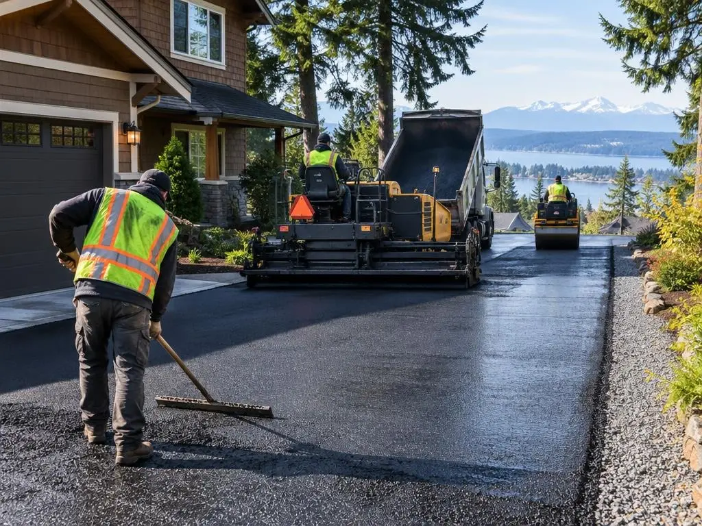 Asphalt Driveway Paving in Olympia, WA